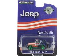 Greenlight Diecast Santini Air 1982 Jeep CJ 7 SPECIAL