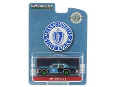 Greenlight Diecast Massachusetts State Police 1981 Ford LTD Crown