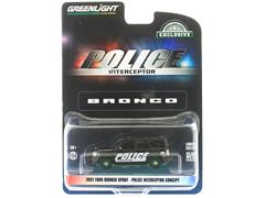 Greenlight Diecast Police Interceptor Concept 2021 Ford Bronco Sport