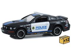 30370-CASE - Greenlight Diecast Edmonton Police Edmonton Alberta Canada Blue Line