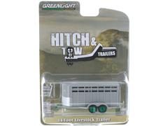 Greenlight Diecast 14 Livestock Trailer