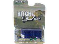 30425-SP - Greenlight Diecast 14 Livestock Trailer