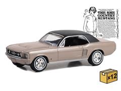 30426-CASE - Greenlight Diecast 1967 Ford Mustang Coupe