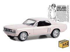30427-CASE - Greenlight Diecast 1967 Ford Mustang Coupe