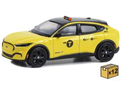 30430-CASE - Greenlight Diecast NYC Taxi 2022 Ford Mustang Mach E