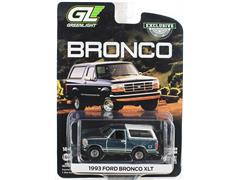 GREENLIGHT #30452-SP2 - 1993 Ford Bronco XLT in Silver Chrome