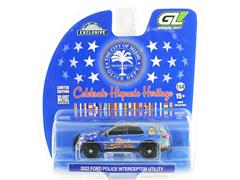 GREENLIGHT #30554-SP - Miami Police Department Hispanic Heritage Month Tribute - 2022 Ford Police Interceptor Utility with Raw Body Grey Cab Roof