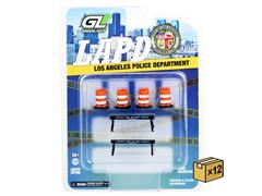GREENLIGHT #30560-CASE - LAPD Road Accessory Pack