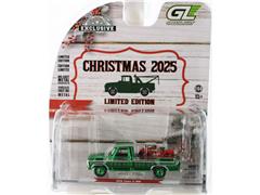 GREENLIGHT #30564-E-SP - 1978 Ford F-250 in Green Chrome Plad with Vintage Motorcycle