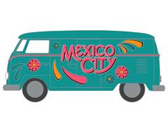 GREENLIGHT #30587-D - 1972 Volkswagen Type 2 Mexico City Tribute - International Soccer Celebration