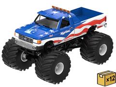 GREENLIGHT #30592-CASE - 1996 Ford F-250 Truck USA 250 Tribute with Bob Chandler Standing Figure