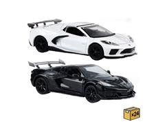 GREENLIGHT #30593-MASTER - 2026 Corvette ZR1 vs 2026 Corvette Stingray USA 250 Tribute - Corvette Heritage