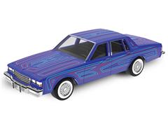 GREENLIGHT #30598 - 1986 Chevrolet Caprice in Electric Blue Sergio Rocha Collaboration