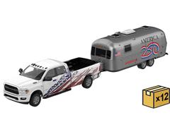 GREENLIGHT #30610-CASE - 2024 Ram 2500 Laramie with 2026 Airstream America 250 Edition