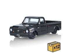 GREENLIGHT #30627-CASE - 1968 Chevrolet C10 Lowrider in Blackout Deco