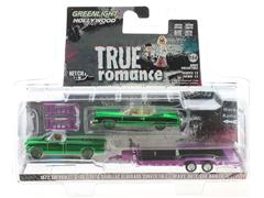 GREENLIGHT #31180-C-SP - Clarence and Alabamas 1974 Cadillac Eldorado Convertible Top Down with 1972 Chevrolet C30 and Heavy Duty Car Hauler - True