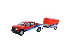 GREENLIGHT #32340-D - 2019 Chevrolet Silverado with BFGoodrich Decal with Small Cargo Trailer