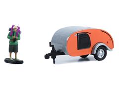 34130-F - Greenlight Diecast Teardrop Trailer