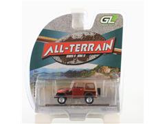 GREENLIGHT #35310-E-SP1 - 1980 Jeep CJ-7 Laredo in Red Chrome