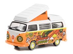 36050-C - Greenlight Diecast Flower Power 1973 Volkswagen Type 2 Westfalia