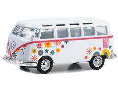 Greenlight Diecast Flower Power 1964 Volkswagen Type 2 T1