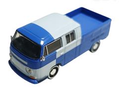 GREENLIGHT #36130-C - Volkswagen Type 2 Crew Cab Pickup in Blue