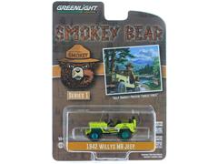 38020-A-SP - Greenlight Diecast 1942 Willys MB Jeep Help Smokey Prevent