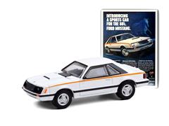39060-D - Greenlight Diecast 1980 Ford Mustang Introducing A Sports Car