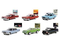 39100-CASE - Greenlight Diecast Vintage Ad Cars Series 7 6 Pieces