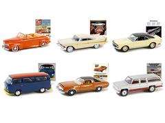 Greenlight Diecast Vintage Ad Cars Series 10 6 Pieces