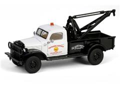 41170-A - Greenlight Diecast Shell Oil 1945 Dodge Power Wagon Wrecker