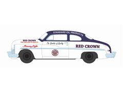 41170-B - Greenlight Diecast Red Crown 1949 Mercury Eight Coupe Running