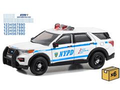 42776-CASE - Greenlight Diecast NYPD 2020 Ford Police Interceptor Utility New