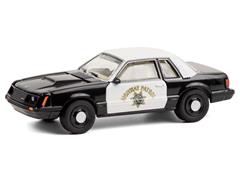 42930-C - Greenlight Diecast California Highway Patrol 1982 Ford Mustang SSP