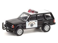 Greenlight Diecast California Highway Patrol 1993 Jeep Cherokee Hot