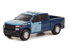 43000-E - Greenlight Diecast Massachusetts State Police 2021 Chevrolet Silverado Pickup