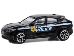 43025-F - Greenlight Diecast FBI Police 2022 Ford Mustang Mach E