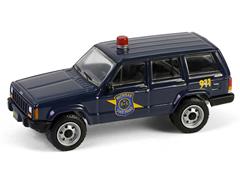 43040-E - Greenlight Diecast Michigan State Police 2001 Jeep Cherokee Hot