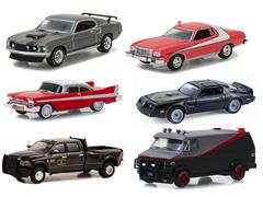 44716-CASE - Greenlight Diecast Hollywood Greatest Hits 6 Piece
