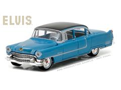 Greenlight Diecast 1955 Cadillac Fleetwood Series 60 Blue Cadillac