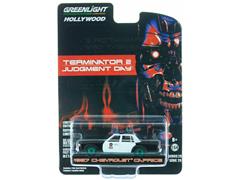 44890-F-SP - Greenlight Diecast 1987 Chevrolet Caprice Metropolitan Police Terminator 2