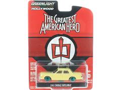 44920-A-SP - Greenlight Diecast Bill Maxwells 1981 Dodge Diplomat