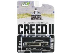 GREENLIGHT #44950-F-SP1 - Adonis Creeds 1967 Ford Mustang Coupe in Silver Chrome with White Stripes - Creed II 2018