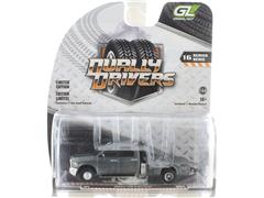 GREENLIGHT #46160-C-SP - 2018 Ram 3500 Dually Flatbed Pickup Truck in Raw Body Grey