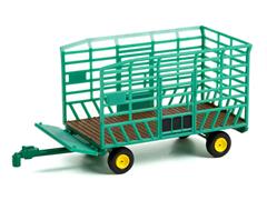 48060-F - Greenlight Diecast Bale Throw Wagon