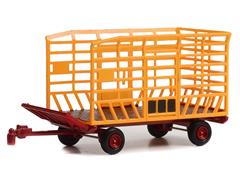 48070-F - Greenlight Diecast Bale Throw Wagon