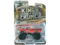 49080-F-SP - Greenlight Diecast Crimson Giant 1987 Chevrolet Silverado Monster Truck