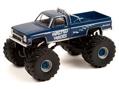 49100-D - Greenlight Diecast Wasted Wages 1987 Chevrolet Silverado Monster Truck