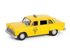 62030-C - Greenlight Diecast Yellow Cab 1793 1980 Checker Taxicab Ferris