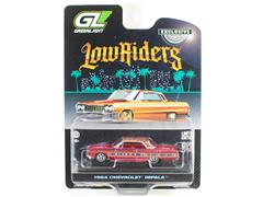GREENLIGHT #63010-A-SP1 - 1964 Chevrolet Impala Lowrider in Pink Chrome with Roses